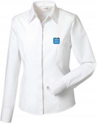 Russell Bluse weiss langarm 11.924F 